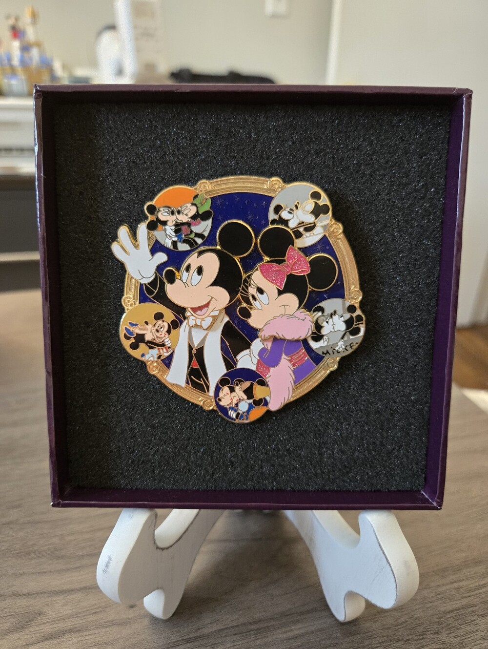 Disney Imagination Gala Pin featuring Mickey and Minnie Mouse